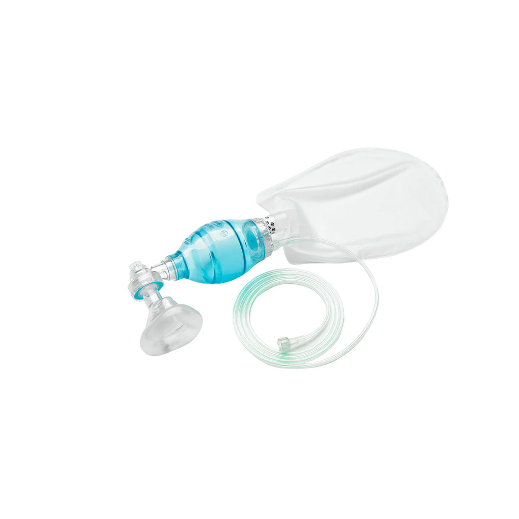 11010044 Resuscitator - Single Use BVM- Child 550ml Size 1 & 2 Mask