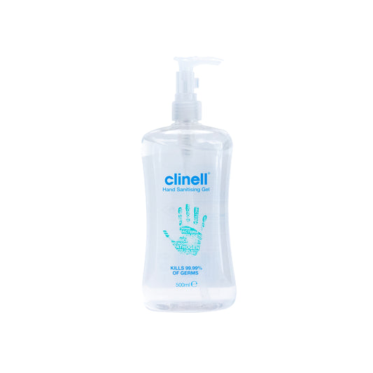 11100155	Clinell Hand Sanitising Alcohol Gel - 500ml