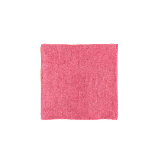 12040663-01 TTS Launderable/Washable Microfibre Cloth - Light Weight - Red - Pack of 10