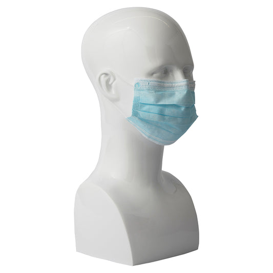 16050102 Face Masks - Type IIR 3Ply Medical Disposable (Earloops)- Box of 50