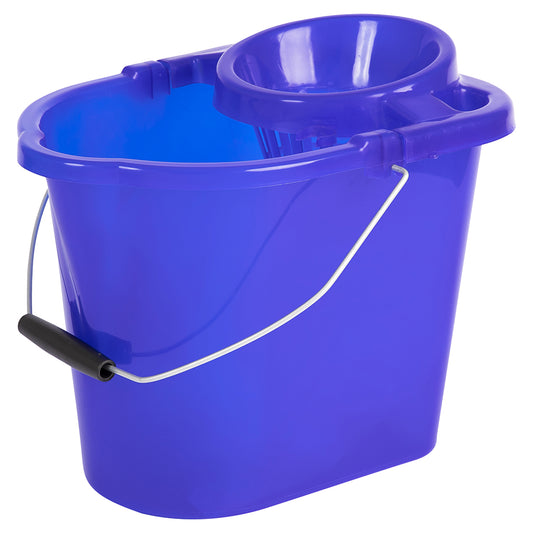 HY923040B Hygiene Mop Bucket & Wringer - 12L - Blue