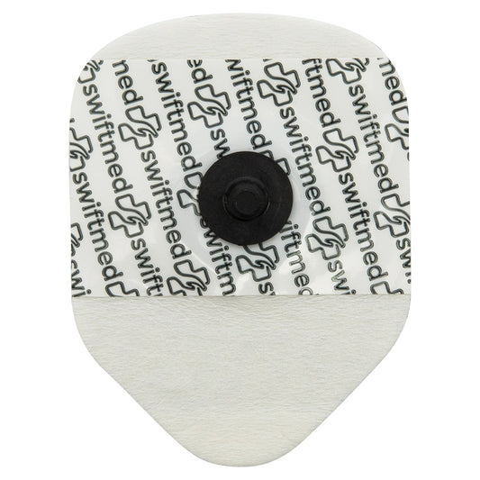 MED01530-50 Swiftmed ECG Electrode (H,S,M) Carbon, Solid Gel - Pack of 50